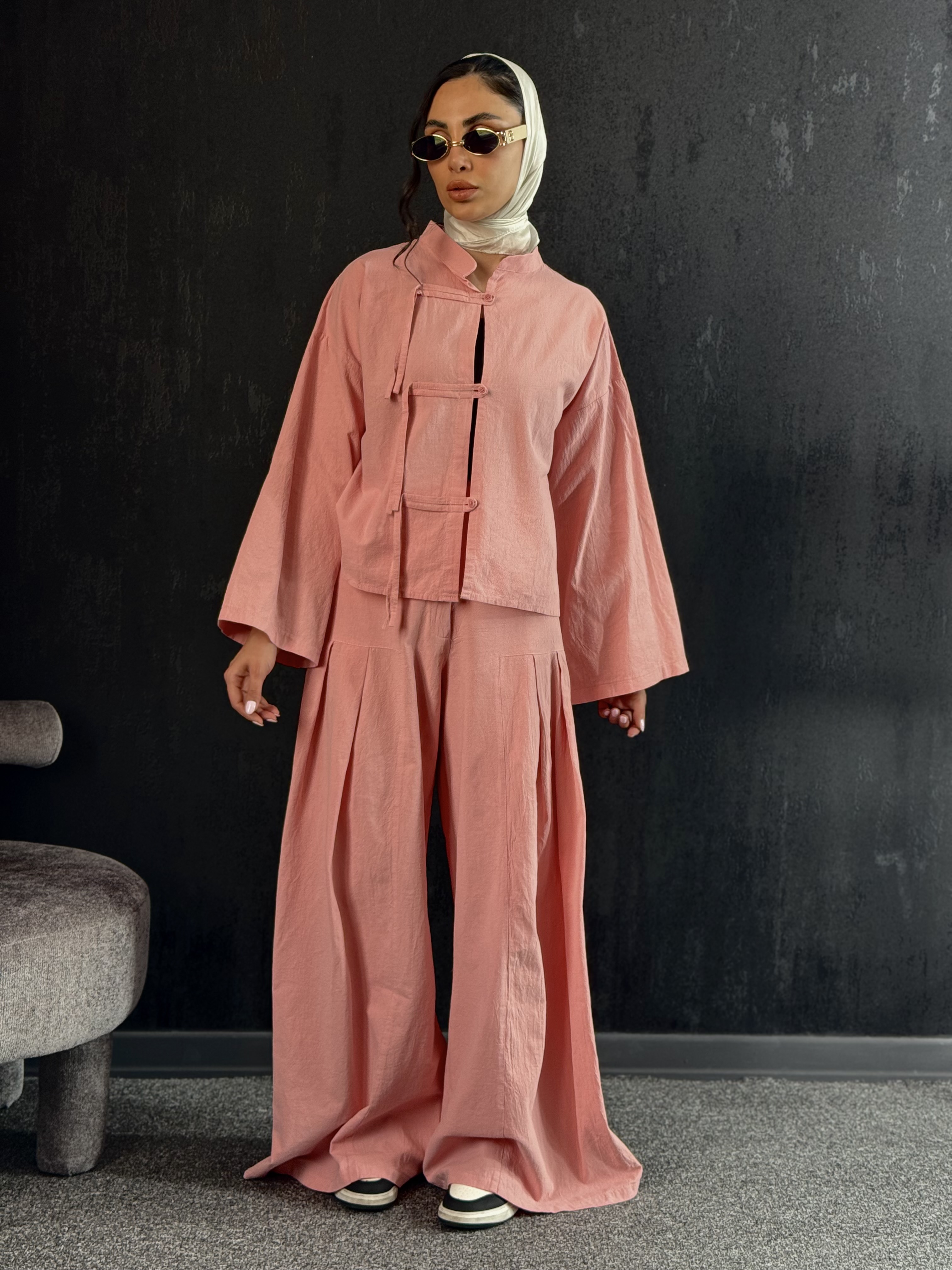 ست شومیز و شلوار لینن